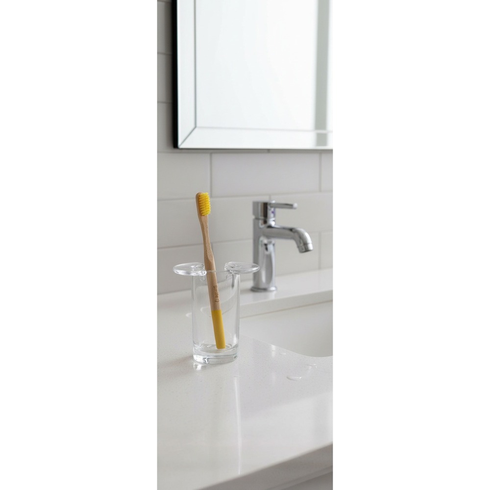 Bamboo Toothbrush Smile Eco Friendly Bamboo Toothbrush 5 Count